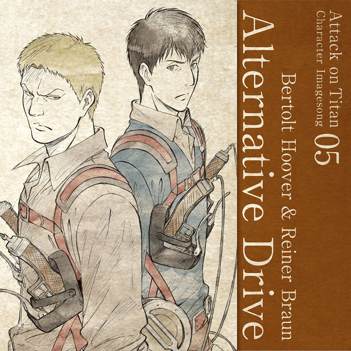 Shingeki no Kyojin - Character Image Song 05 : Alternative Drive / Bertolt Hoover & Reiner Braun (2nd season)