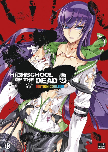 Gakuen Mokushiroku HIGHSCHOOL OF THE DEAD (couleur) - Volume 6