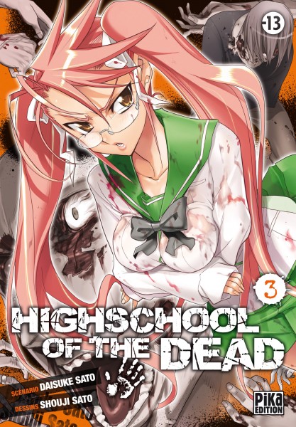 Gakuen Mokushiroku HIGHSCHOOL OF THE DEAD - Volume 3